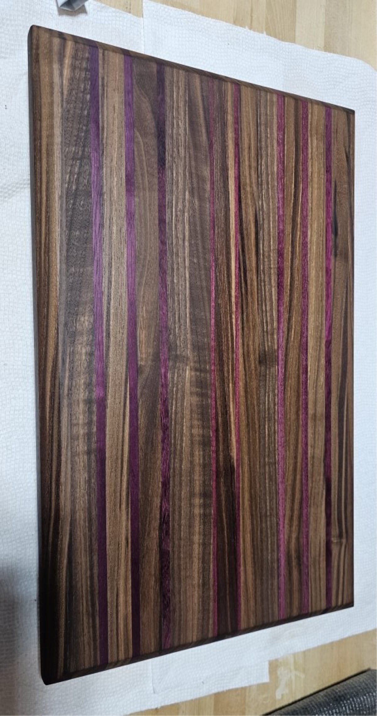 Walnut & Purpleheart Cutting Board